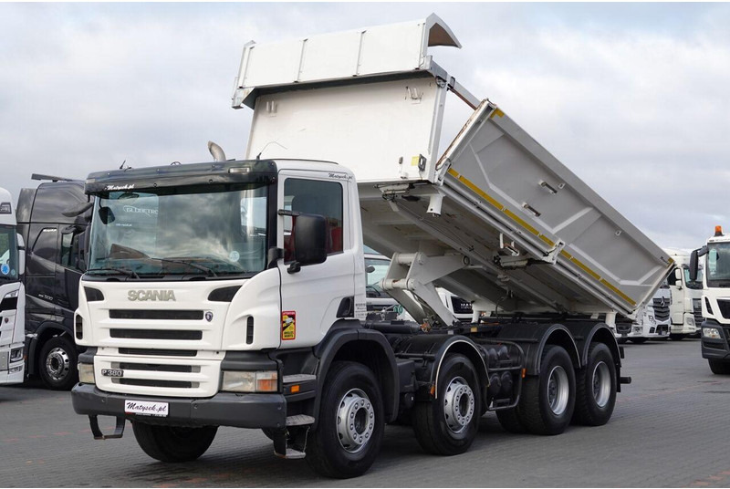 Scania P 380 / 8x4 / WYWROTKA / HYDROBURTA / BORDMATIC / SPROWADZONA / - Camión volquete: foto 1 Scania P 380 / 8x4 / WYWROTKA / HYDROBURTA / BORDMATIC / SPROWADZONA / - Camión volquete: foto 1