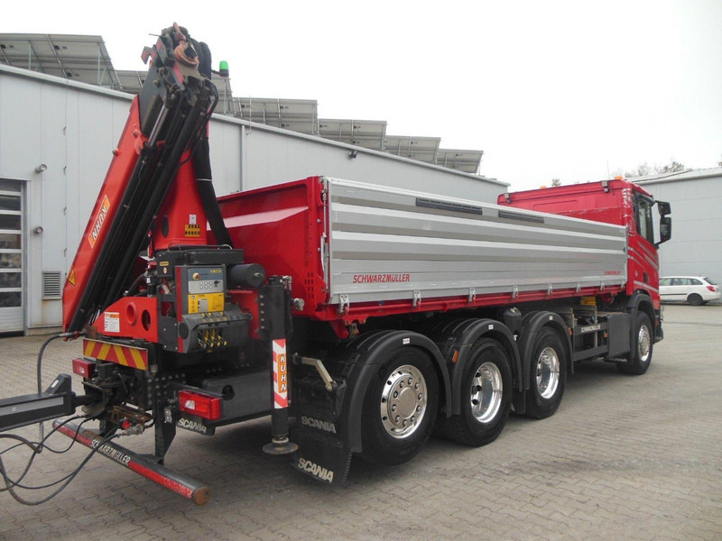 Scania R 580 8X4 + PALFINGER PK 19.001 crane - Camión volquete, Camión grúa: foto 4 Scania R 580 8X4 + PALFINGER PK 19.001 crane - Camión volquete, Camión grúa: foto 4