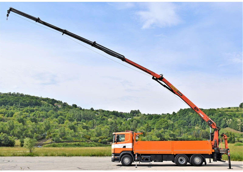 Scania R400 Pritsche 6,80m - Camión caja abierta, Camión grúa: foto 3 Scania R400 Pritsche 6,80m - Camión caja abierta, Camión grúa: foto 3