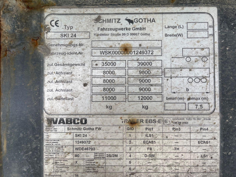 Semirremolque volquete Schmitz Cargobull SKO-24 kipper: foto 6 Semirremolque volquete Schmitz Cargobull SKO-24 kipper: foto 6