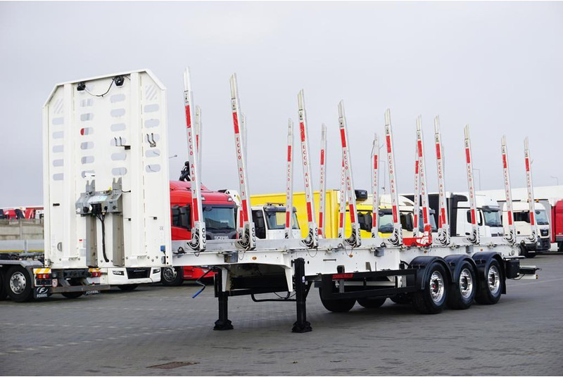 Schwarzmüller / KŁONICOWA / DO DREWNA WAGA 5 700 KG / OŚ PODNOSZONA - Remolque maderero: foto 1 Schwarzmüller / KŁONICOWA / DO DREWNA WAGA 5 700 KG / OŚ PODNOSZONA - Remolque maderero: foto 1