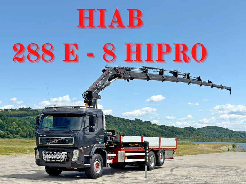 Volvo FM 440 * HIAB 288 E - 8 HIPRO/FUNK * TOPZUSTAND - Camión caja abierta, Camión grúa: foto 1 Volvo FM 440 * HIAB 288 E - 8 HIPRO/FUNK * TOPZUSTAND - Camión caja abierta, Camión grúa: foto 1