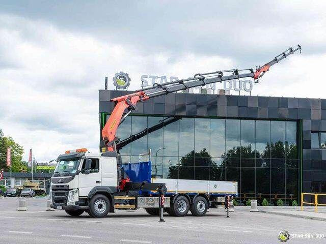 Volvo FM 460 6x2 PALFINGER PK 42002 FLY JIB Crane Eu - Camión caja abierta, Camión grúa: foto 1 Volvo FM 460 6x2 PALFINGER PK 42002 FLY JIB Crane Eu - Camión caja abierta, Camión grúa: foto 1