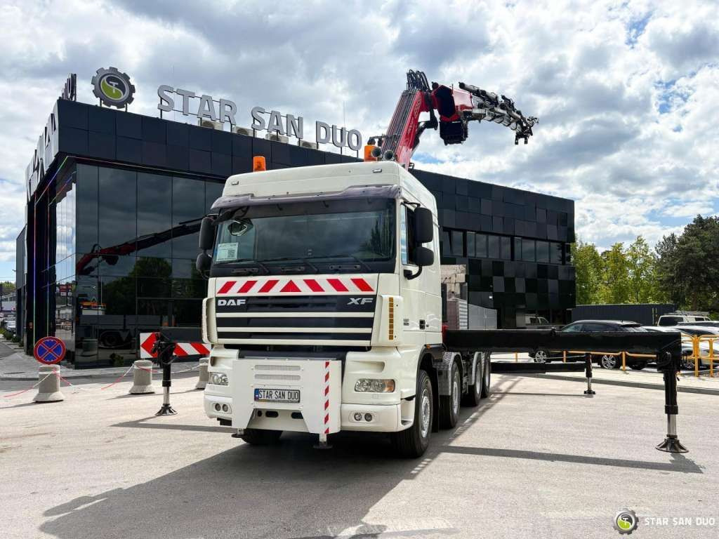 DAF XF 105.510 8x4 FASSI F800 XP Crane Fifth wheel - Cabeza tractora: foto 5 DAF XF 105.510 8x4 FASSI F800 XP Crane Fifth wheel - Cabeza tractora: foto 5