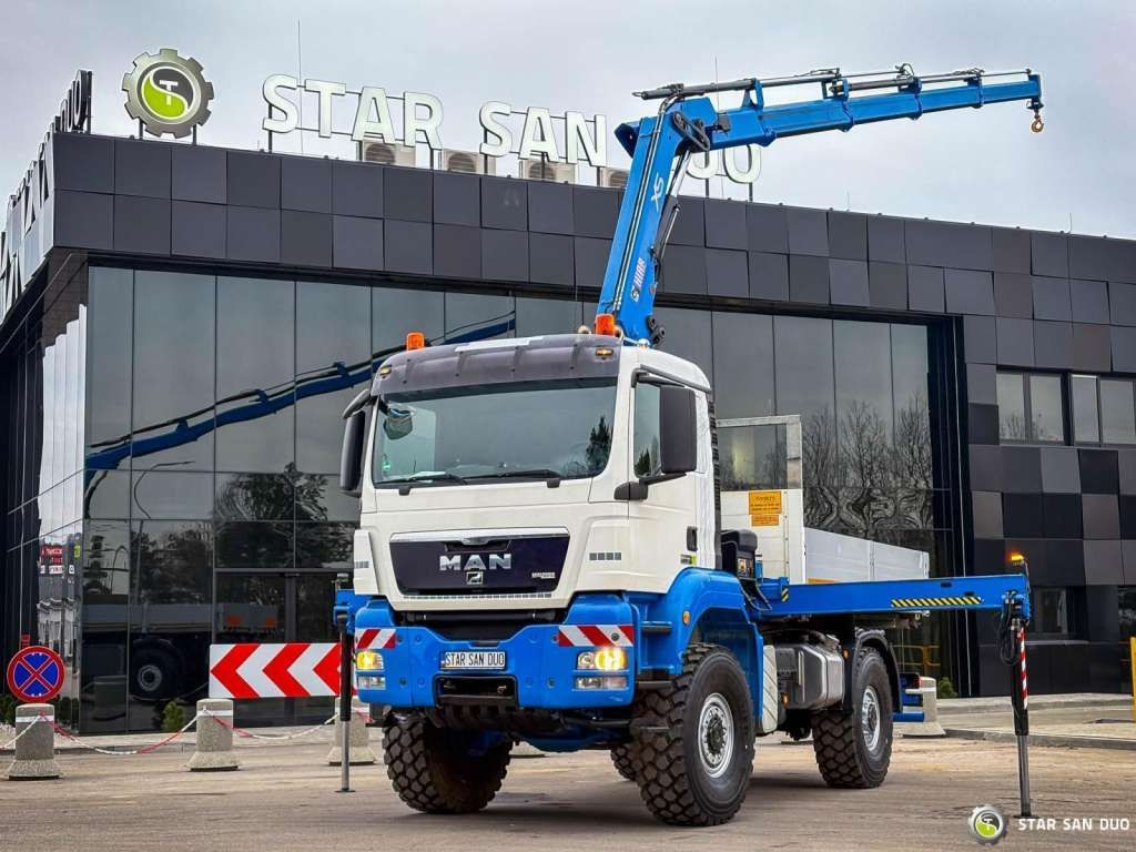MAN TGS 18.440 4x4 HIAB 166 E-4 CRANE KRAN MAN TGS 18.440 4x4 HIAB 166 E-4 CRANE KRAN - Camión grúa, Camión caja abierta: foto 1 MAN TGS 18.440 4x4 HIAB 166 E-4 CRANE KRAN MAN TGS 18.440 4x4 HIAB 166 E-4 CRANE KRAN - Camión grúa, Camión caja abierta: foto 1