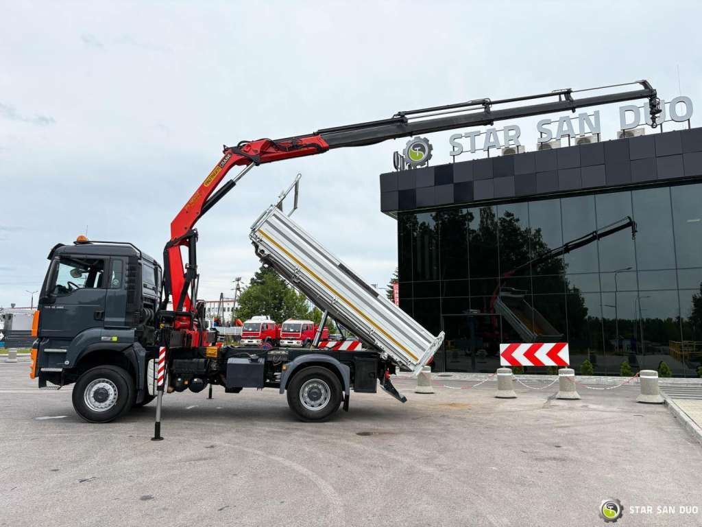 MAN TGS 18.480 PALFINGER PK 16502 HDS Crane,Kipper - Camión grúa: foto 4 MAN TGS 18.480 PALFINGER PK 16502 HDS Crane,Kipper - Camión grúa: foto 4