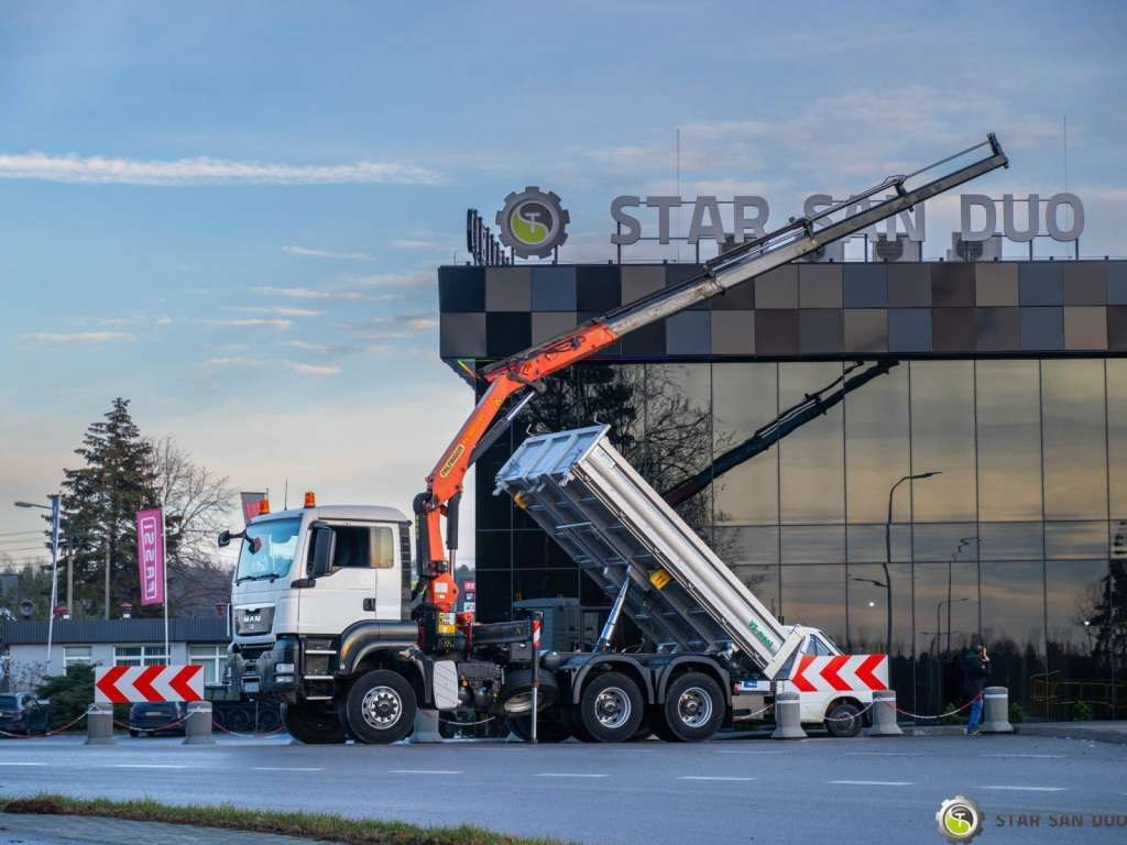 Camión grúa MAN TGS 26.360 6x6 PALFINGER PK 18001 EH Crane Kipe: foto 7 Camión grúa MAN TGS 26.360 6x6 PALFINGER PK 18001 EH Crane Kipe: foto 7