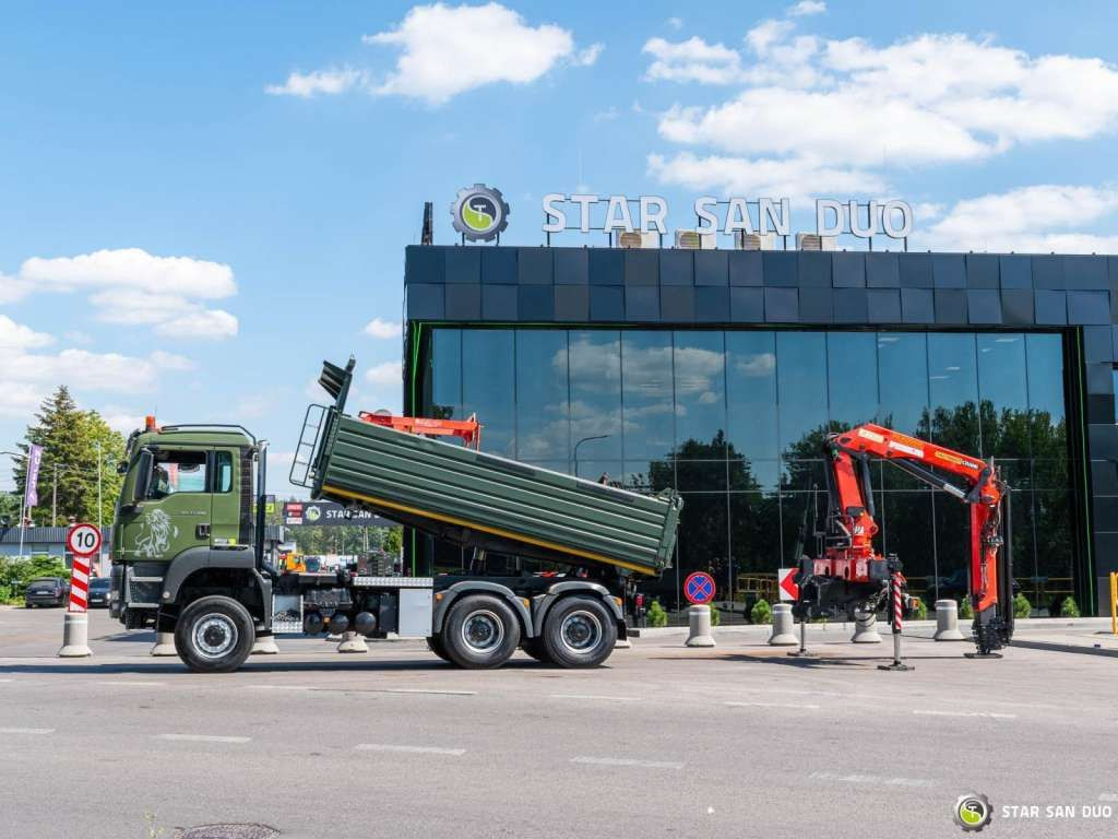 MAN TGS 35.480 PALFINGER PK 20002 HDS Grapple Tippe - Camión grúa: foto 4 MAN TGS 35.480 PALFINGER PK 20002 HDS Grapple Tippe - Camión grúa: foto 4