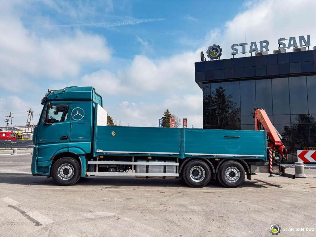 Camión grúa, Camión caja abierta Mercedes-Benz  ACTROS 2545 6x2 Palfinger PK 16001 HDS Crane Mercedes-Benz  ACTROS 2545 6x2 Palfinger PK 16001 HDS Crane: foto 8