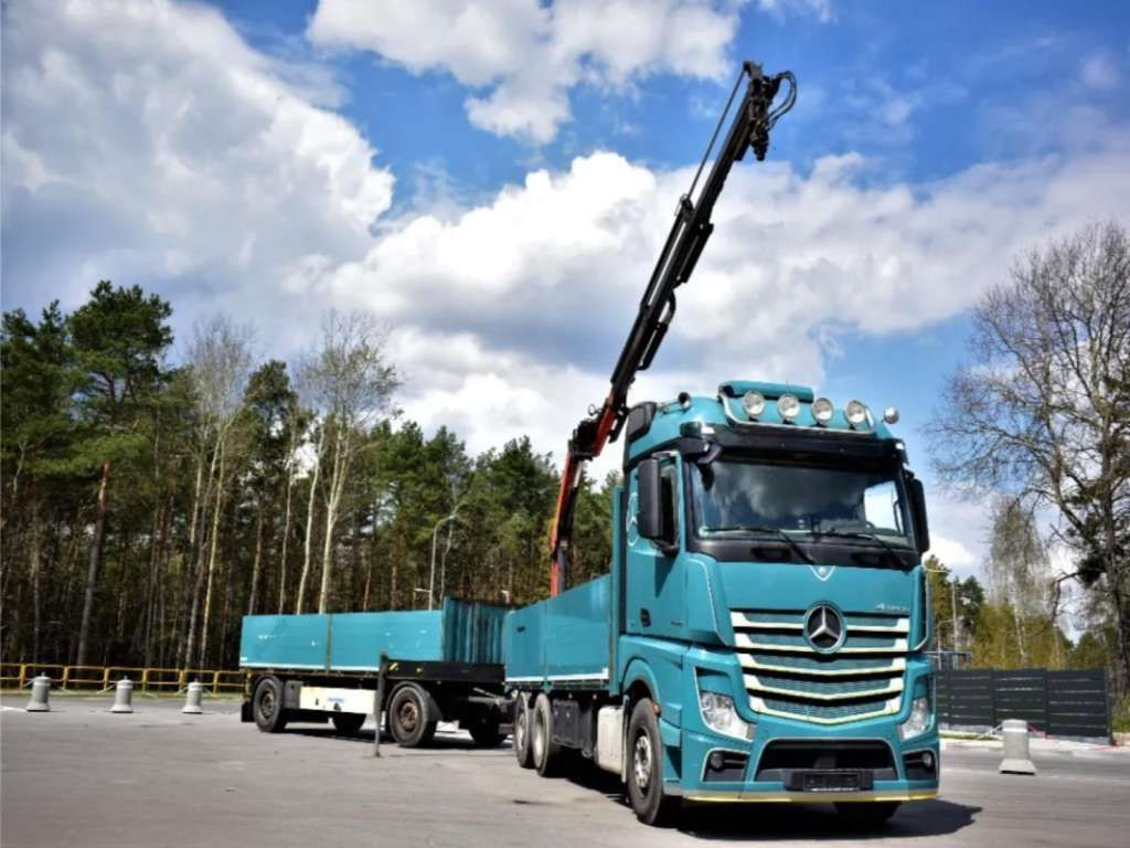 Camión grúa, Camión caja abierta Mercedes-Benz  ACTROS 2545 6x2 Palfinger PK 16001 HDS Crane Mercedes-Benz  ACTROS 2545 6x2 Palfinger PK 16001 HDS Crane: foto 26