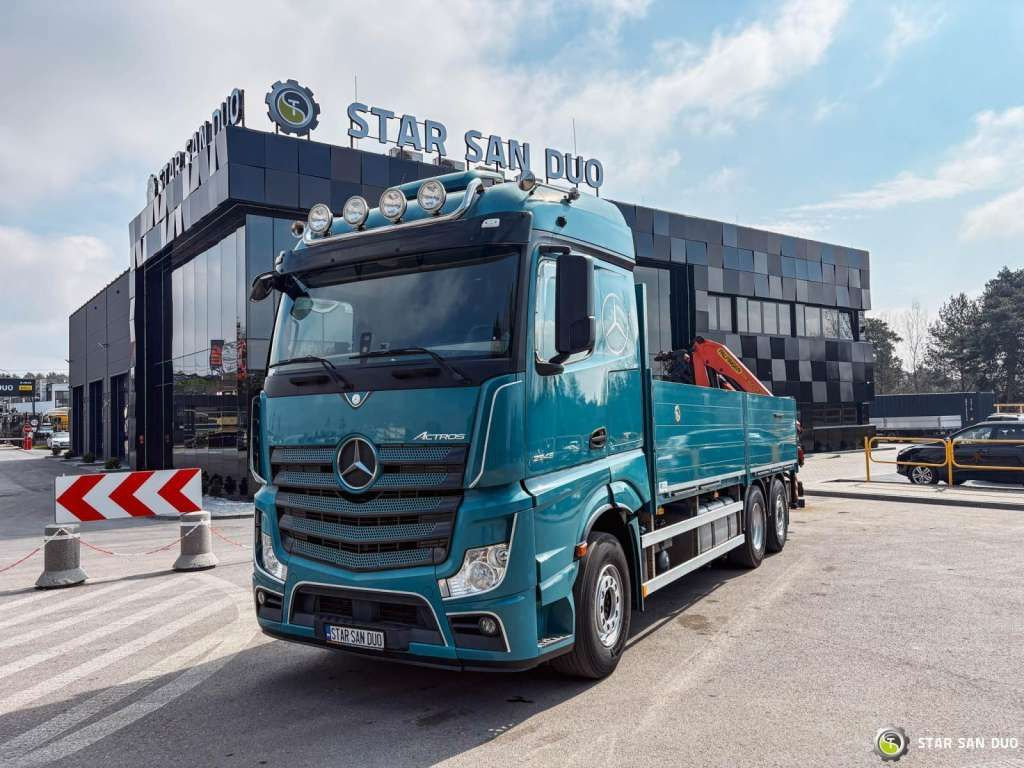Camión grúa, Camión caja abierta Mercedes-Benz  ACTROS 2545 6x2 Palfinger PK 16001 HDS Crane Mercedes-Benz  ACTROS 2545 6x2 Palfinger PK 16001 HDS Crane: foto 6