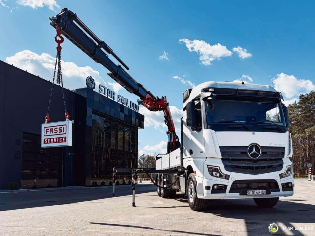 Mercedes-Benz ACTROS 3351 NEW 6x4 Fassi F485 Crane - Camión grúa: foto 2 Mercedes-Benz ACTROS 3351 NEW 6x4 Fassi F485 Crane - Camión grúa: foto 2