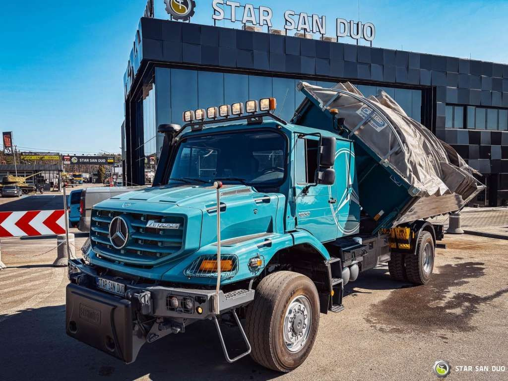 Mercedes-Benz Zetros 1833 4x4 Kipper Camper Chassis - Camión volquete: foto 4 Mercedes-Benz Zetros 1833 4x4 Kipper Camper Chassis - Camión volquete: foto 4