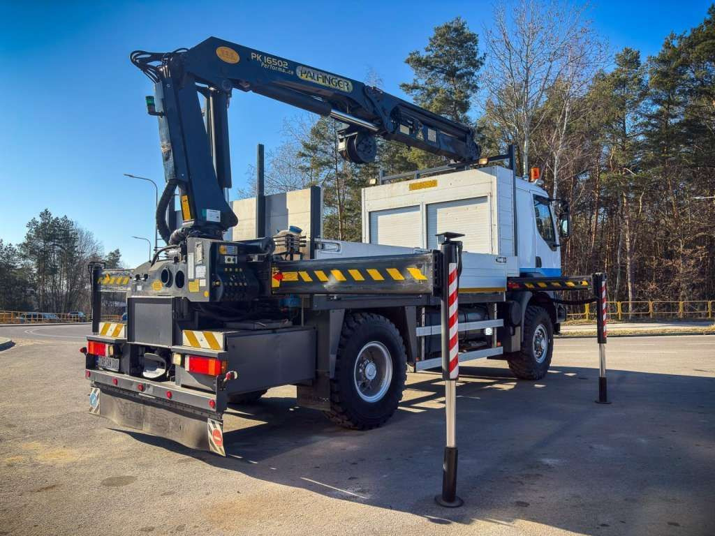 Camión grúa, Camión caja abierta nuevo Renault  KERAX 270 4x4 PALFINGER PK 16502 CRANE WINCH: foto 16