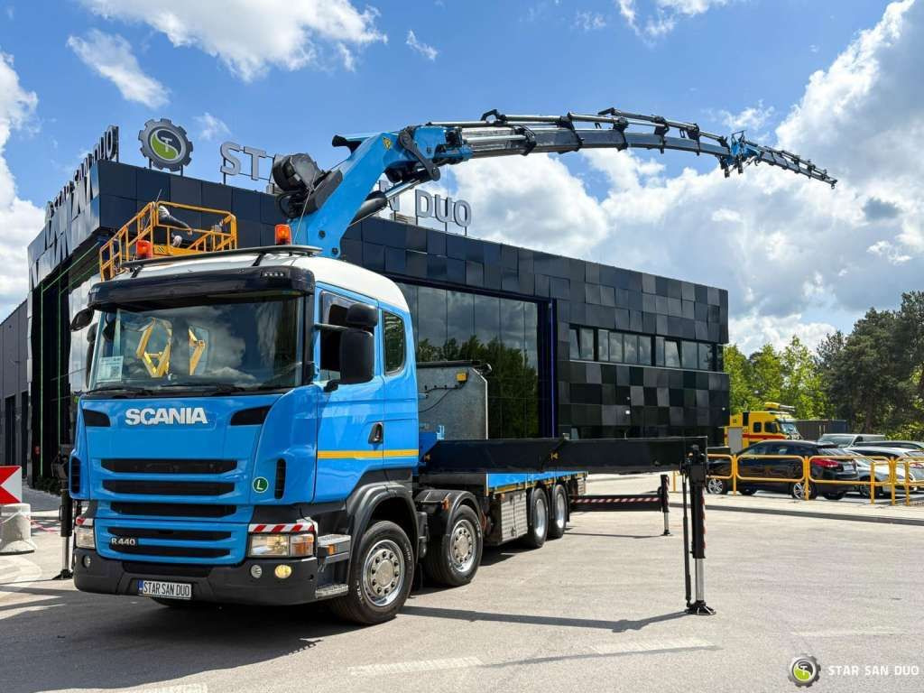 Scania R440 8x4 Palfinger PK50002 FLY JIB Crane Winch - Camión grúa: foto 1 Scania R440 8x4 Palfinger PK50002 FLY JIB Crane Winch - Camión grúa: foto 1