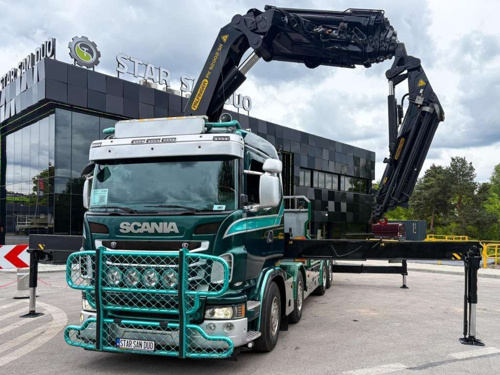 Scania R480 8x2 PALFINGER PK 92002 SH FLY JIB CRANE - Camión grúa: foto 4 Scania R480 8x2 PALFINGER PK 92002 SH FLY JIB CRANE - Camión grúa: foto 4