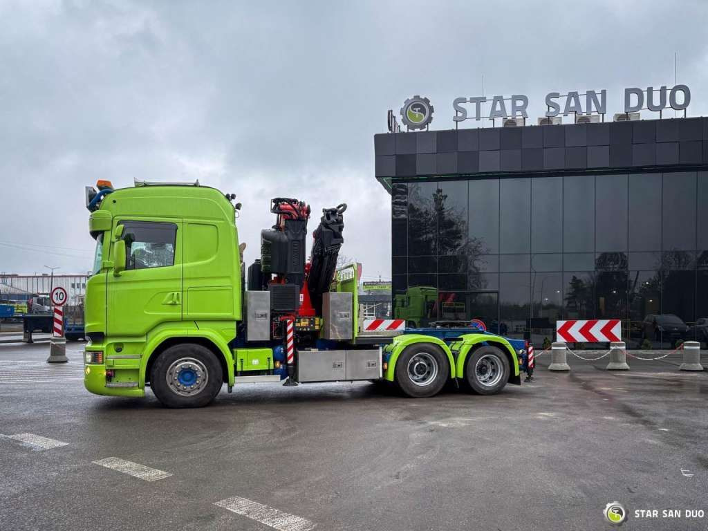 Scania R520 6x2 Fassi F485 Crane Kran Winch Euro 6 Scania R520 6x2 Fassi F485 Crane Kran Winch Euro 6 - Camión grúa, Cabeza tractora: foto 2 Scania R520 6x2 Fassi F485 Crane Kran Winch Euro 6 Scania R520 6x2 Fassi F485 Crane Kran Winch Euro 6 - Camión grúa, Cabeza tractora: foto 2
