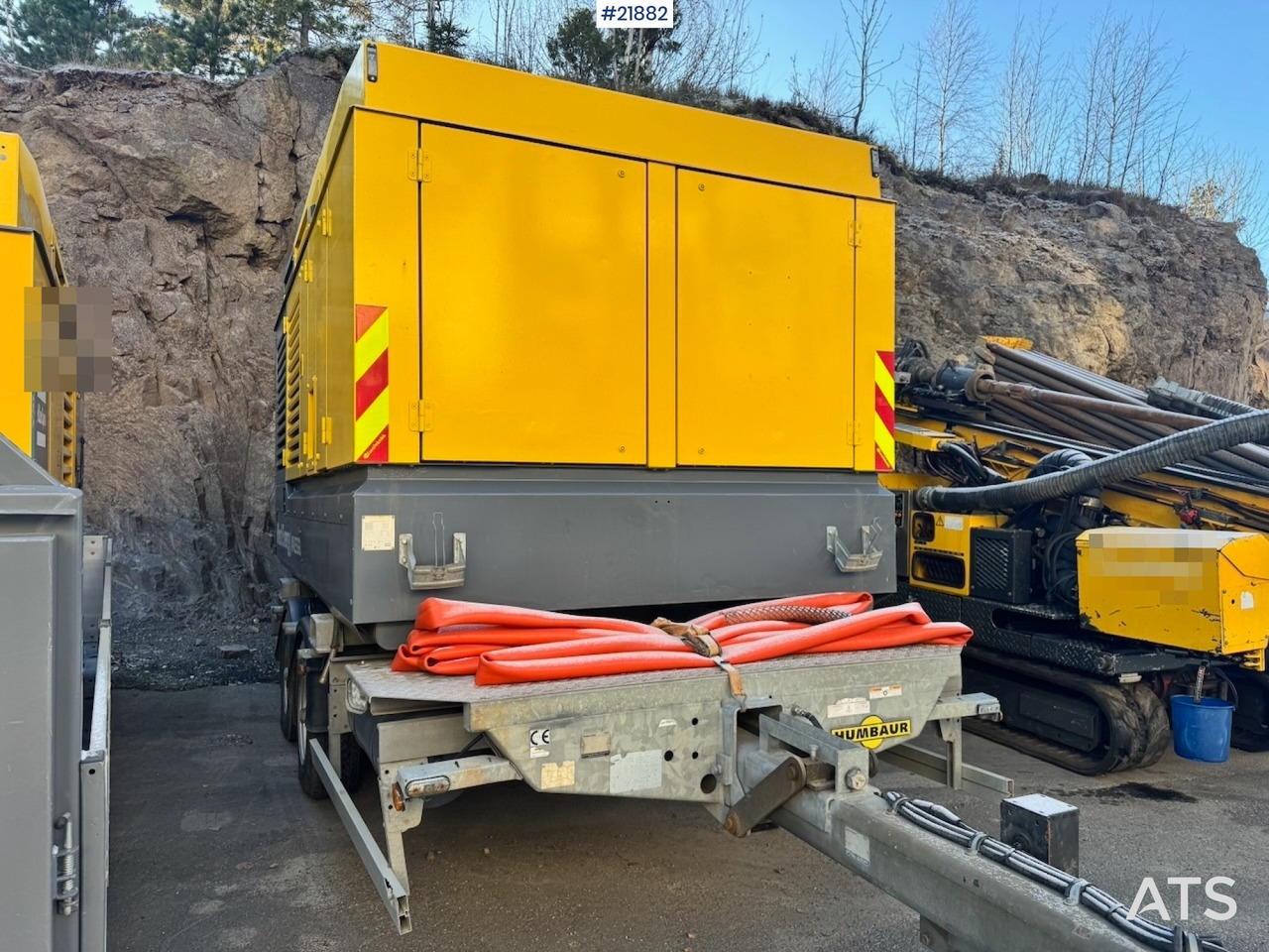 Atlas Copco 2018 Atlas Copco Y35 LuftKompressor på Humbaur understell. - Compresor de aire: foto 4 Atlas Copco 2018 Atlas Copco Y35 LuftKompressor på Humbaur understell. - Compresor de aire: foto 4