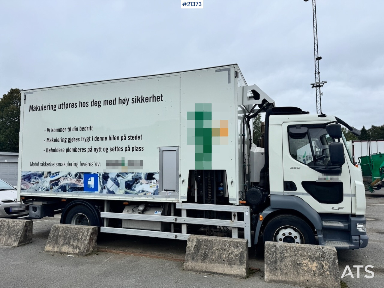 DAF LF 260 Makuleringsbil. 37 000 km! Må Sees! - Trituradora de residuos, Camión: foto 5 DAF LF 260 Makuleringsbil. 37 000 km! Må Sees! - Trituradora de residuos, Camión: foto 5