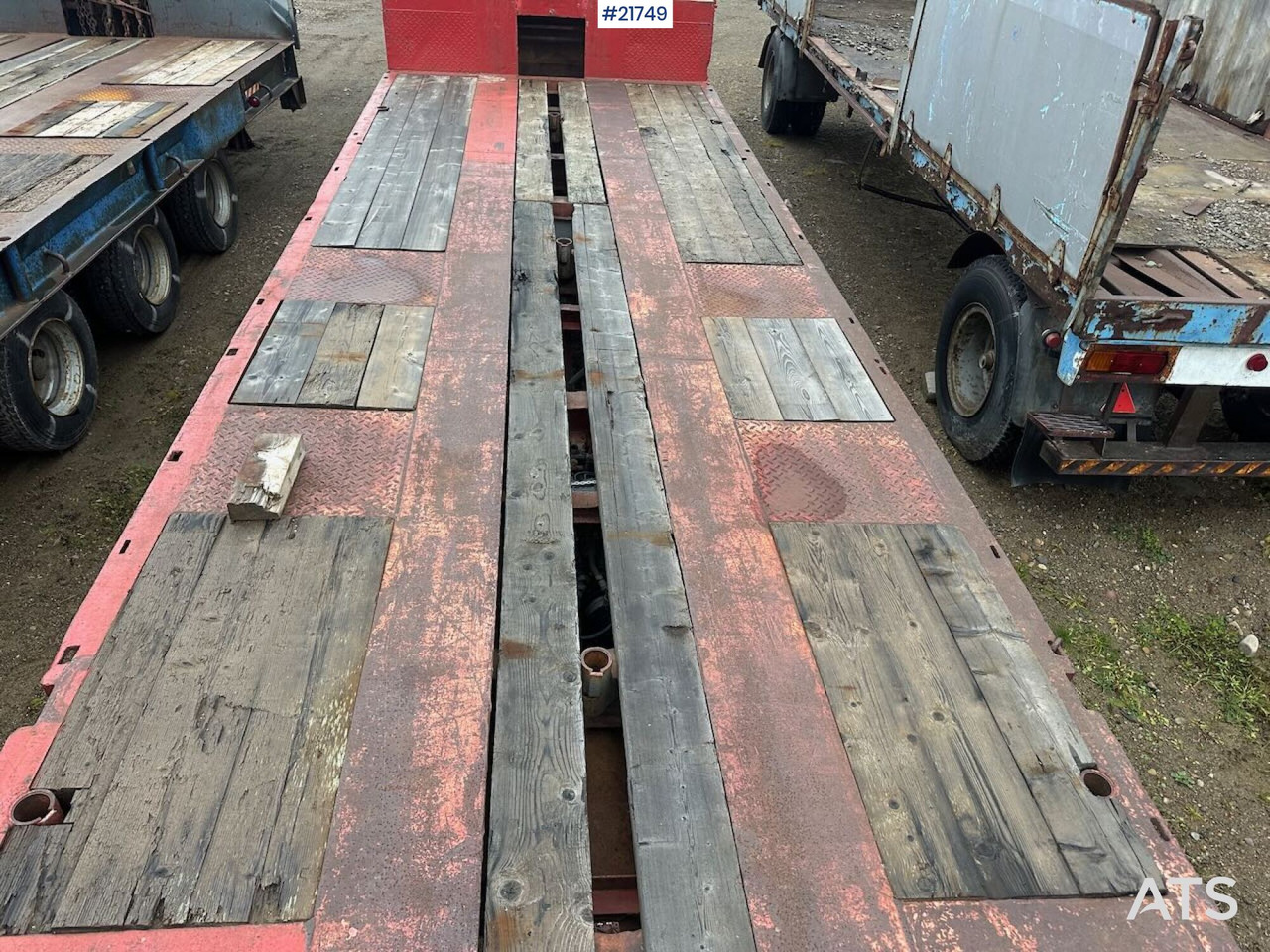 Damm 3SD335 3 akslet maskintralle - Semirremolque góndola rebajadas: foto 3 Damm 3SD335 3 akslet maskintralle - Semirremolque góndola rebajadas: foto 3