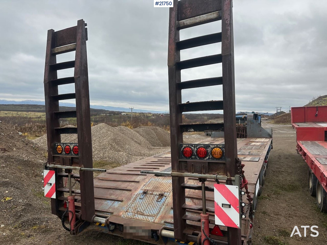 Damm 6-SD-355 6 akslet maskintralle - Semirremolque góndola rebajadas: foto 4 Damm 6-SD-355 6 akslet maskintralle - Semirremolque góndola rebajadas: foto 4