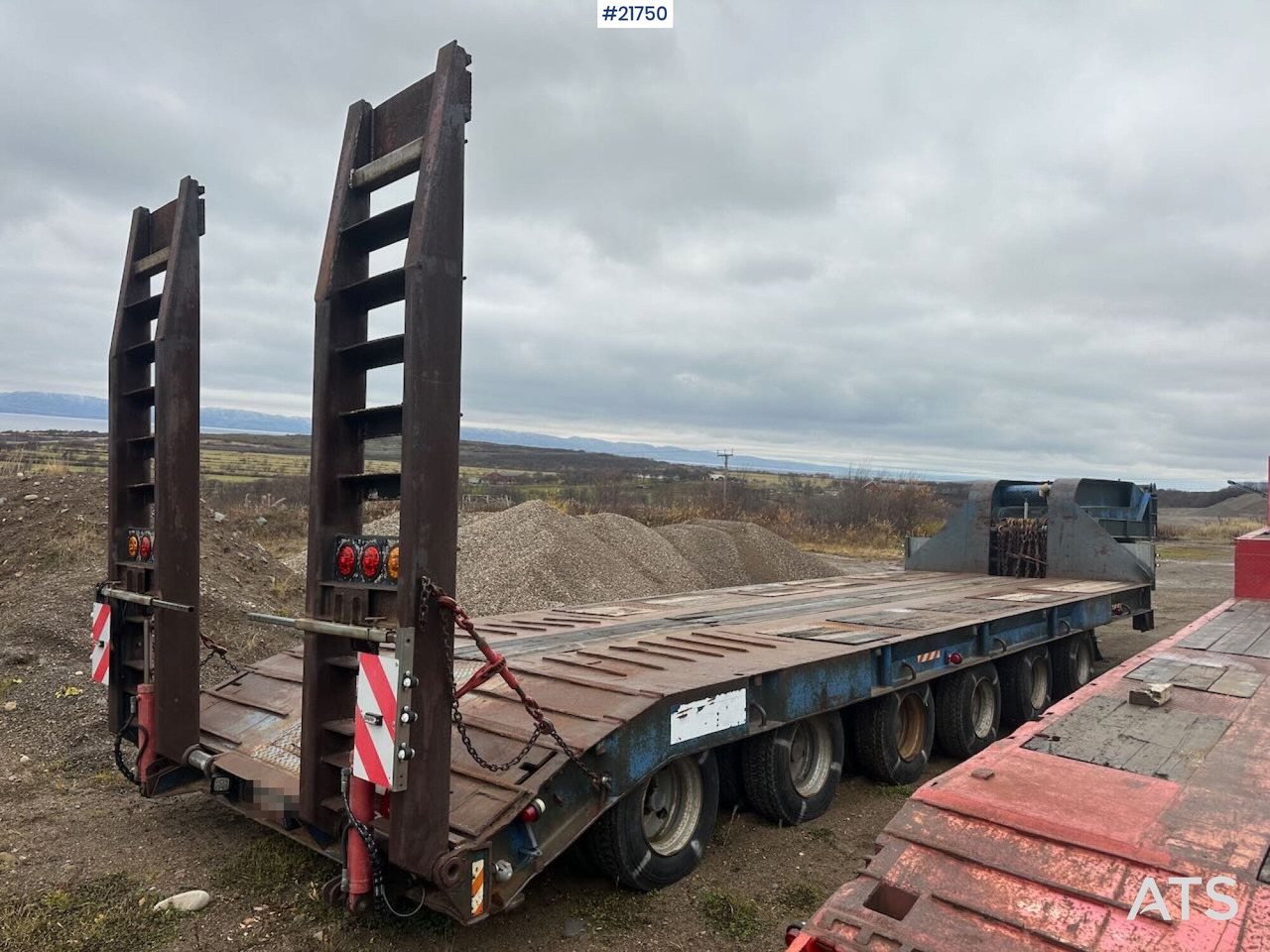 Damm 6-SD-355 6 akslet maskintralle - Semirremolque góndola rebajadas: foto 5 Damm 6-SD-355 6 akslet maskintralle - Semirremolque góndola rebajadas: foto 5