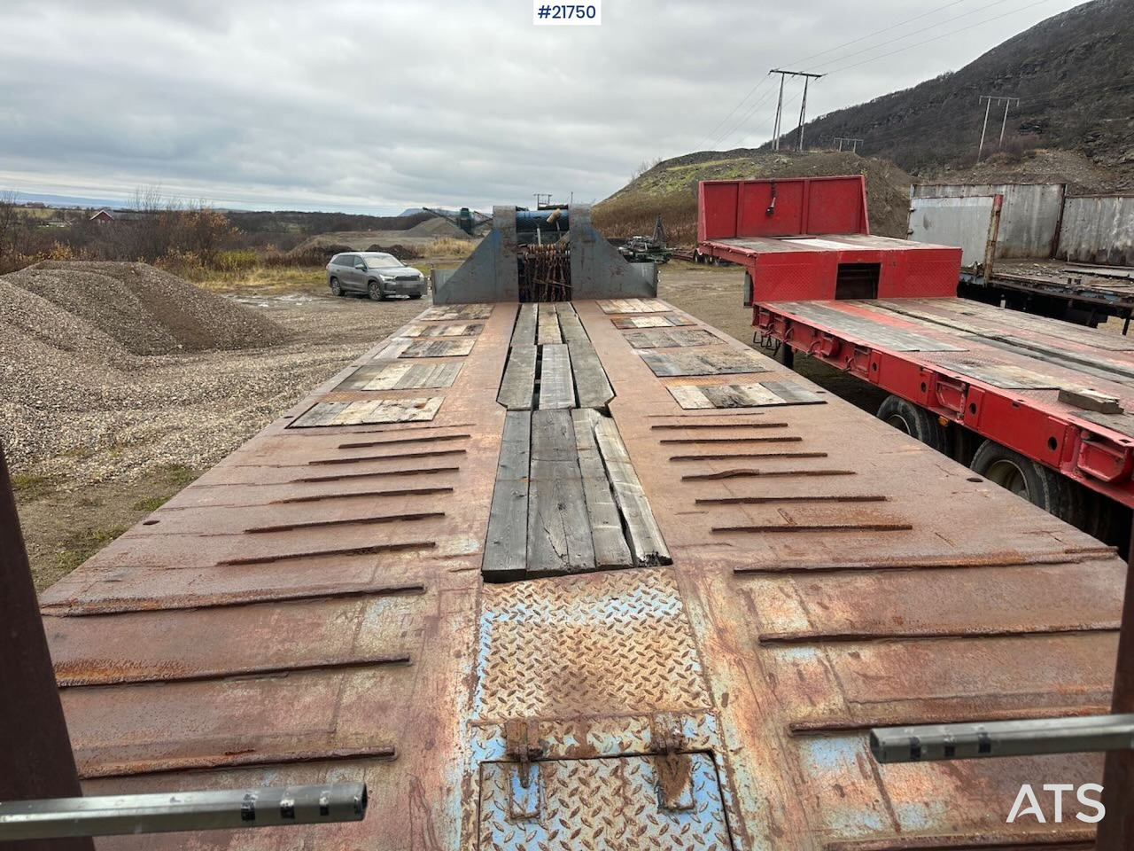 Damm 6-SD-355 6 akslet maskintralle - Semirremolque góndola rebajadas: foto 3 Damm 6-SD-355 6 akslet maskintralle - Semirremolque góndola rebajadas: foto 3