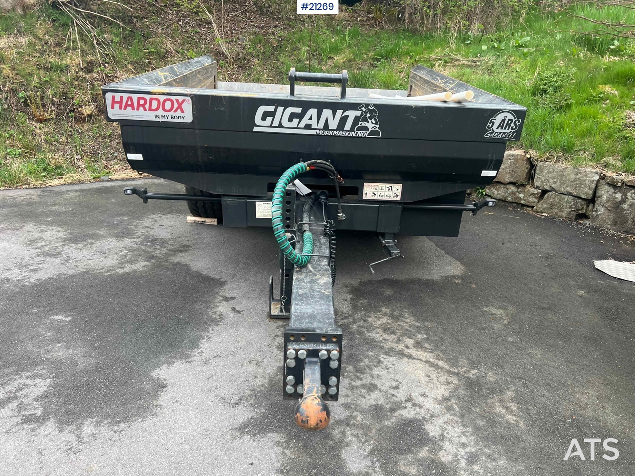 Gigant Hjulmaskin Henger - Remolque porta maquinaria: foto 3 Gigant Hjulmaskin Henger - Remolque porta maquinaria: foto 3