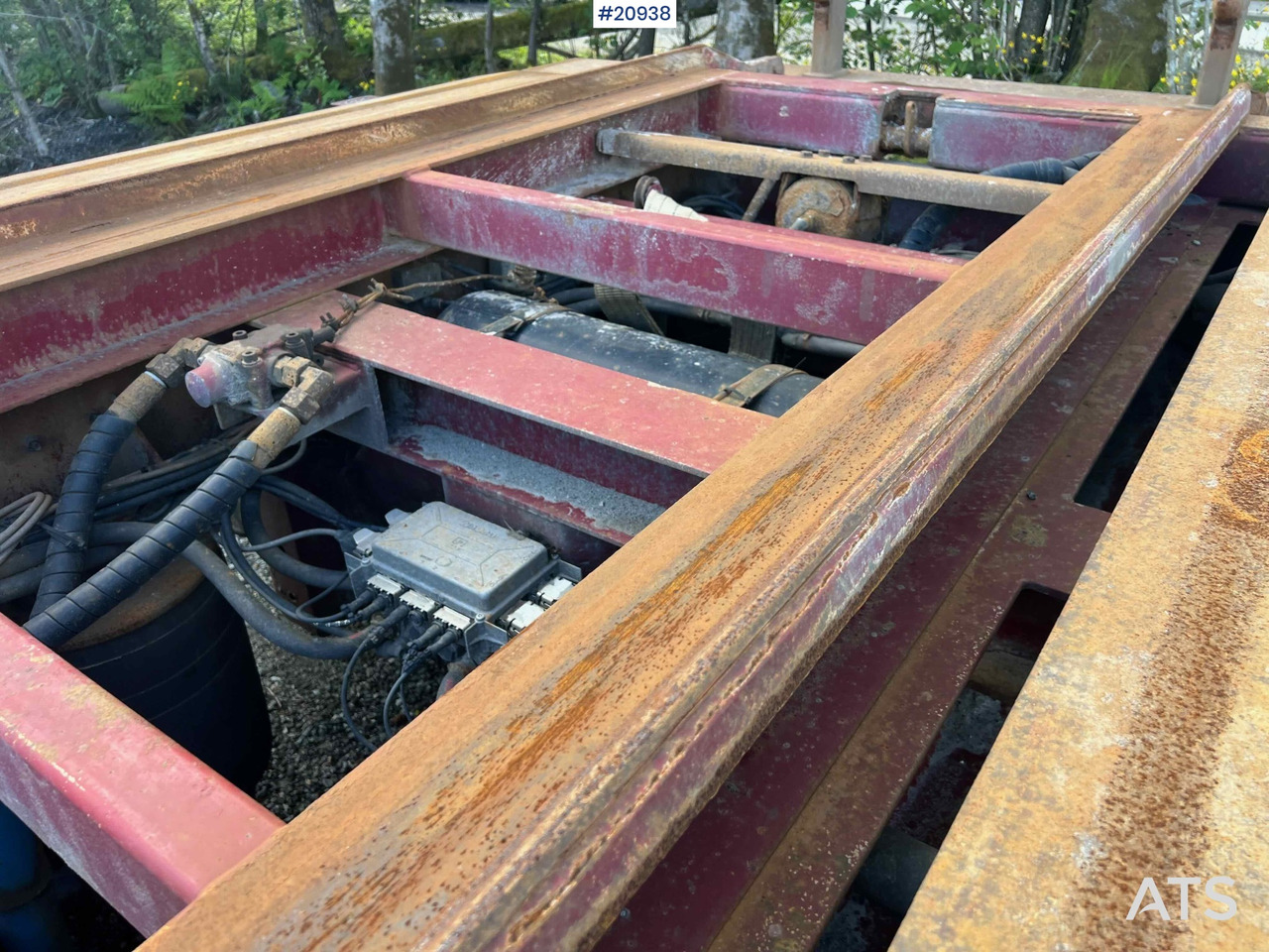 Remolque multilift/ Portacontenedores de cadenas Istrail 3 akslet krokslep: foto 24