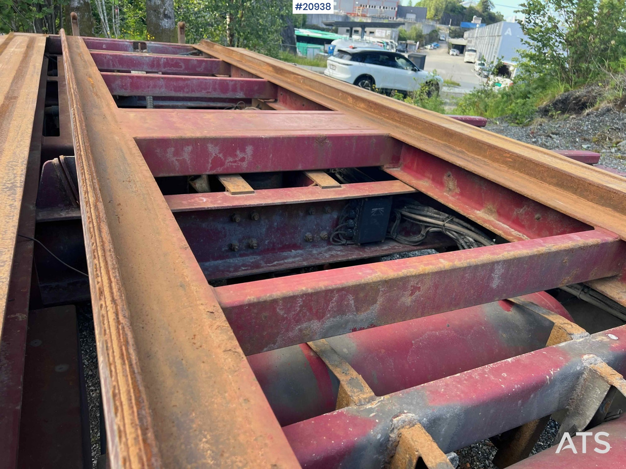 Remolque multilift/ Portacontenedores de cadenas Istrail 3 akslet krokslep: foto 21