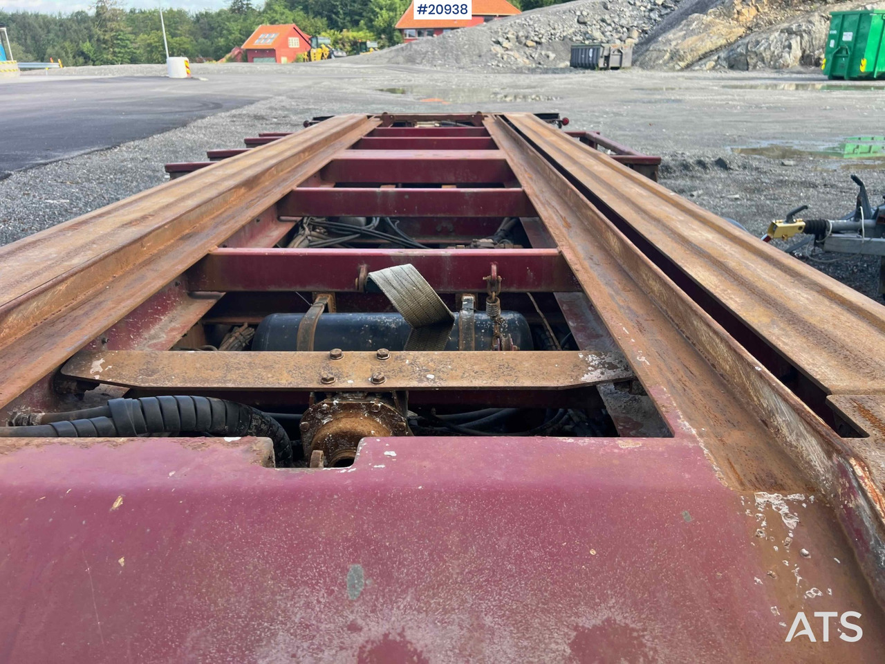 Remolque multilift/ Portacontenedores de cadenas Istrail 3 akslet krokslep: foto 23