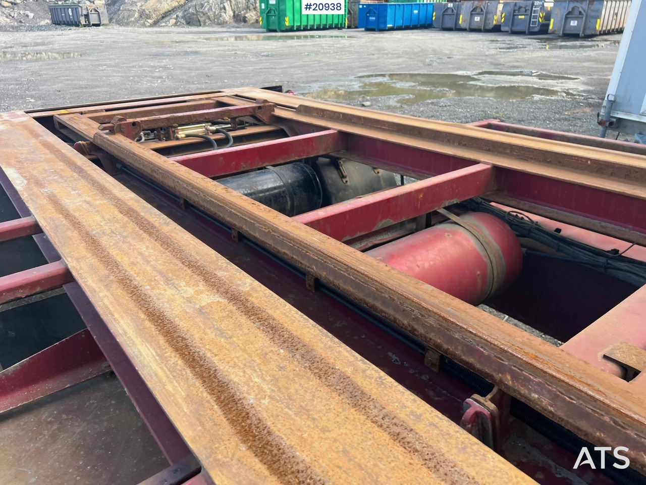 Remolque multilift/ Portacontenedores de cadenas Istrail 3 akslet krokslep: foto 27