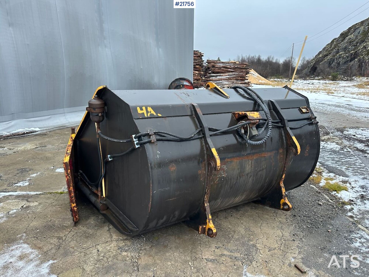 Klappvingeskuffe til hjullaster - Cazo cargador: foto 5 Klappvingeskuffe til hjullaster - Cazo cargador: foto 5