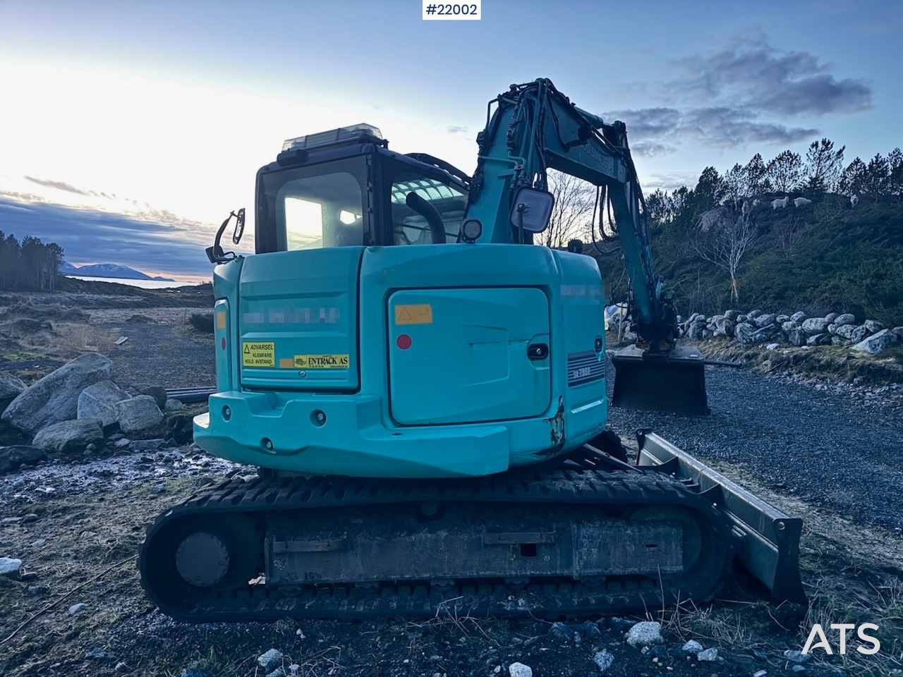 Kobelco 2016 Kobelco SK75SR Beltegraver m/ Rototilt og Pusseskuffe. - Excavadora: foto 4 Kobelco 2016 Kobelco SK75SR Beltegraver m/ Rototilt og Pusseskuffe. - Excavadora: foto 4