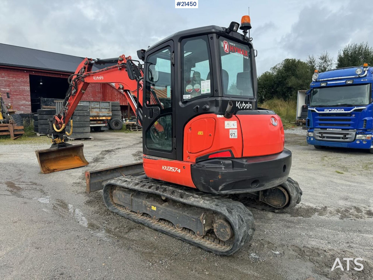 Kubota KX 057-4 - Excavadora de cadenas: foto 3 Kubota KX 057-4 - Excavadora de cadenas: foto 3