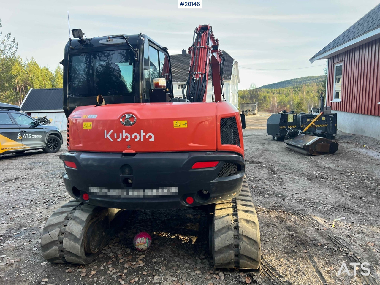 Excavadora Kubota KX080-4: foto 16