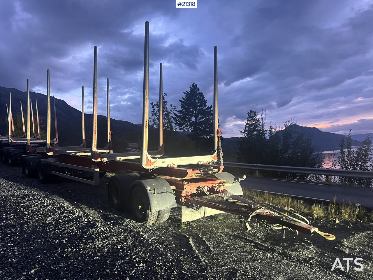 MVB10 MVB10-FLS4 4 akslet Tømmerhenger - Remolque maderero: foto 1 MVB10 MVB10-FLS4 4 akslet Tømmerhenger - Remolque maderero: foto 1