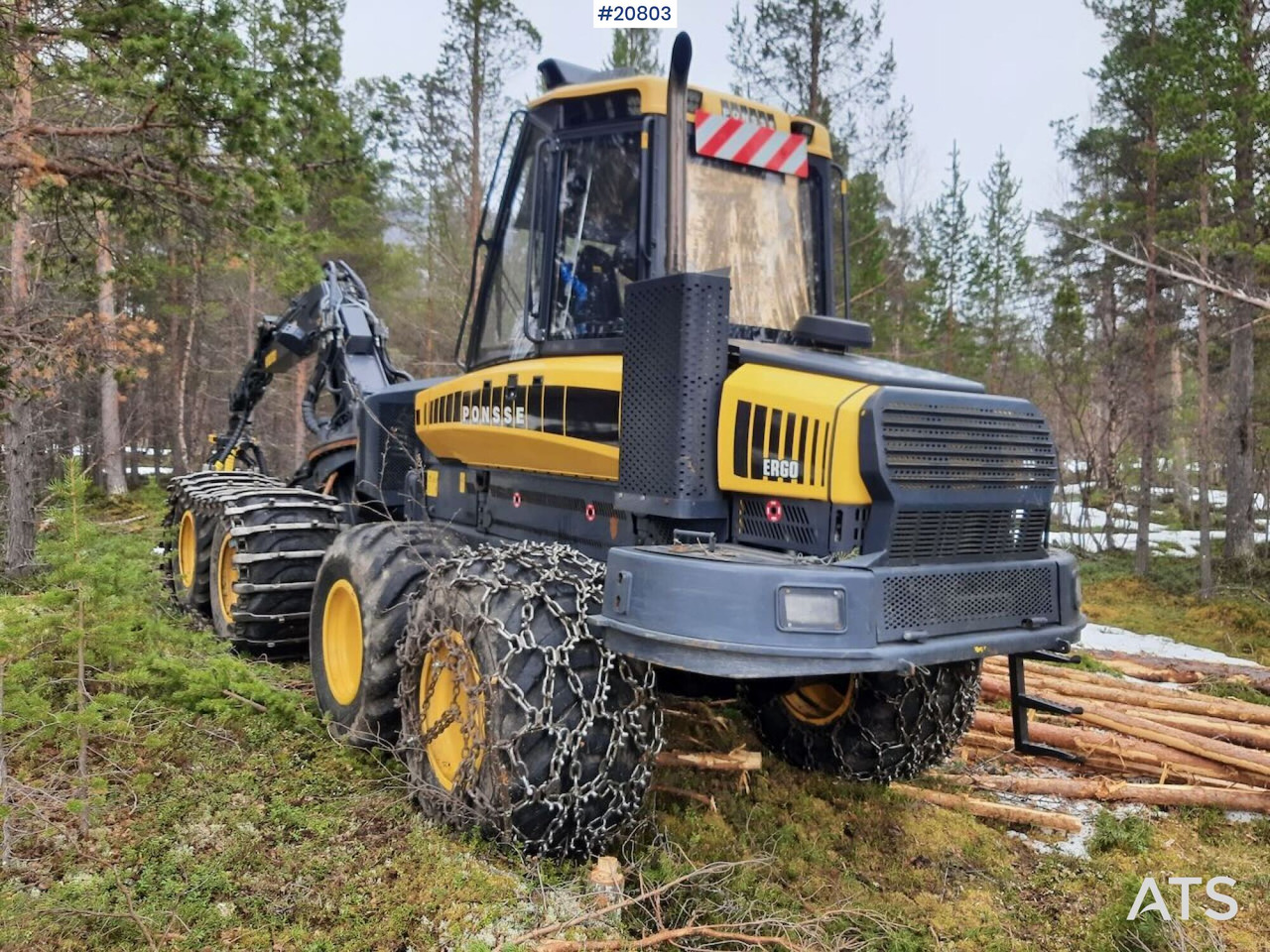 Ponsse Ergo 8W hogstmaskin m/ H6 hogstaggregat, belter og kjettinger - Maquinaria de construcción: foto 3 Ponsse Ergo 8W hogstmaskin m/ H6 hogstaggregat, belter og kjettinger - Maquinaria de construcción: foto 3