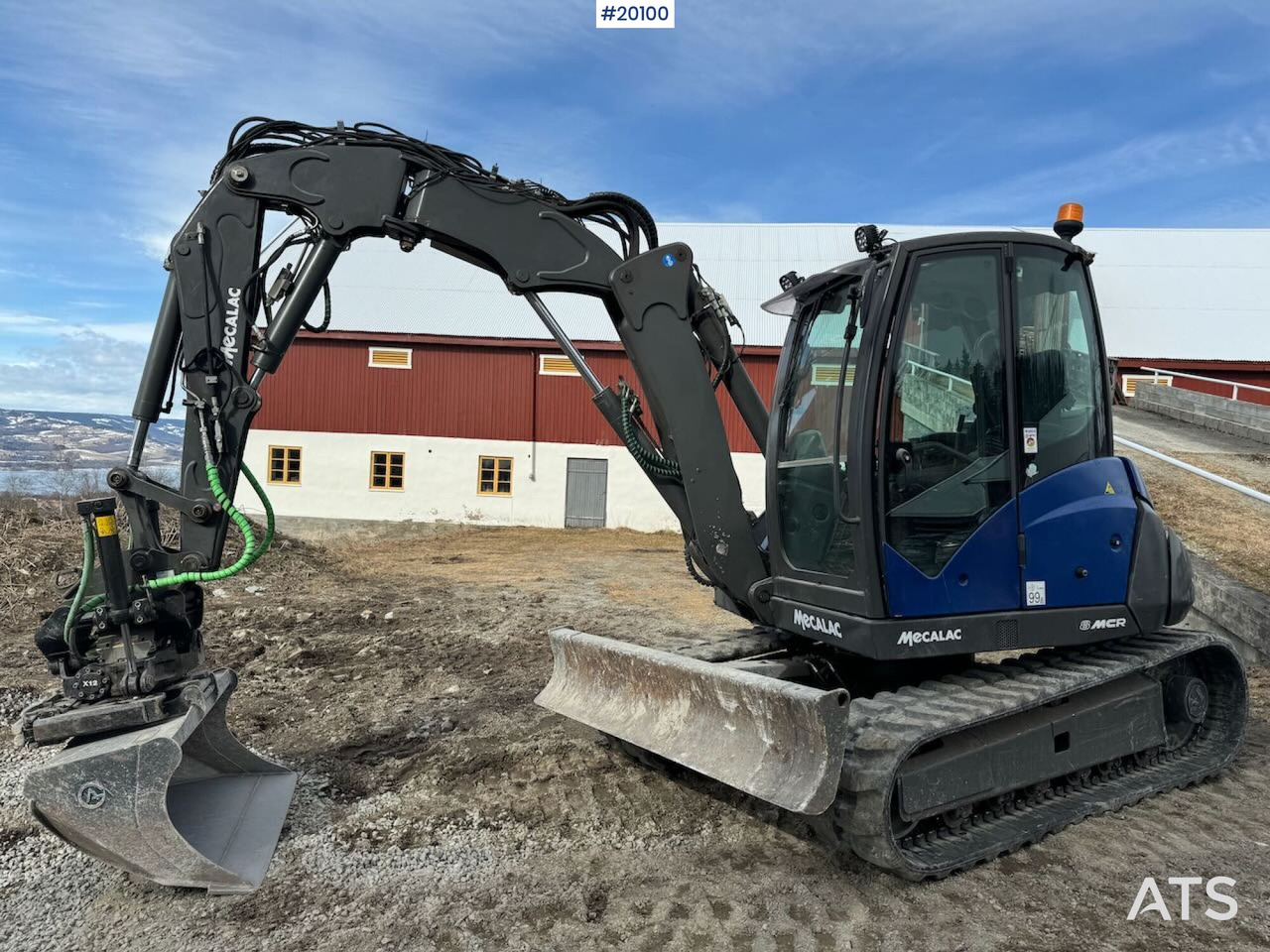 Mecalac 8 MCR-T4 - Miniexcavadora: foto 1 Mecalac 8 MCR-T4 - Miniexcavadora: foto 1