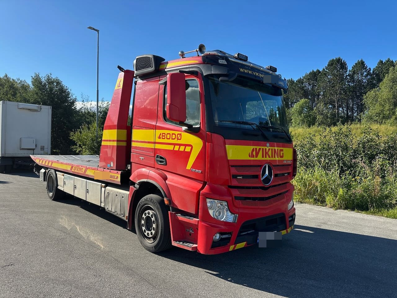 Mercedes ACTROS 1935 4x2 bergingsbil. Nyoverhalt styringsenhet. SE VIDEO - Grua de remolque autos: foto 2 Mercedes ACTROS 1935 4x2 bergingsbil. Nyoverhalt styringsenhet. SE VIDEO - Grua de remolque autos: foto 2