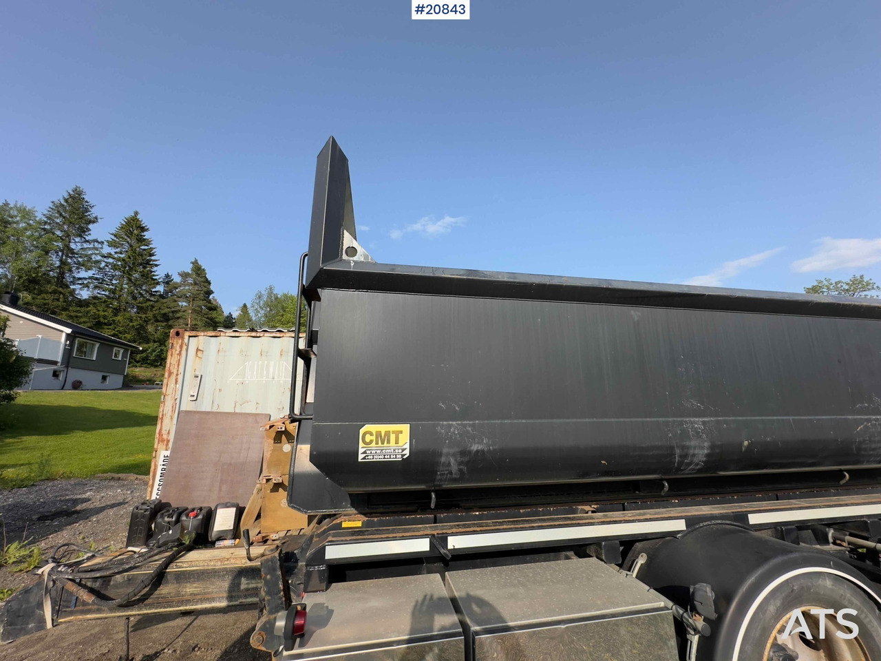 Remolque multilift/ Portacontenedores de cadenas NOR SLEP 2 akslet krokhenger med tipp: foto 6