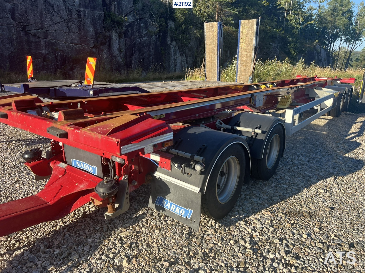 Narko 4 akslet container henger - Remolque multilift/ Portacontenedores de cadenas: foto 1 Narko 4 akslet container henger - Remolque multilift/ Portacontenedores de cadenas: foto 1