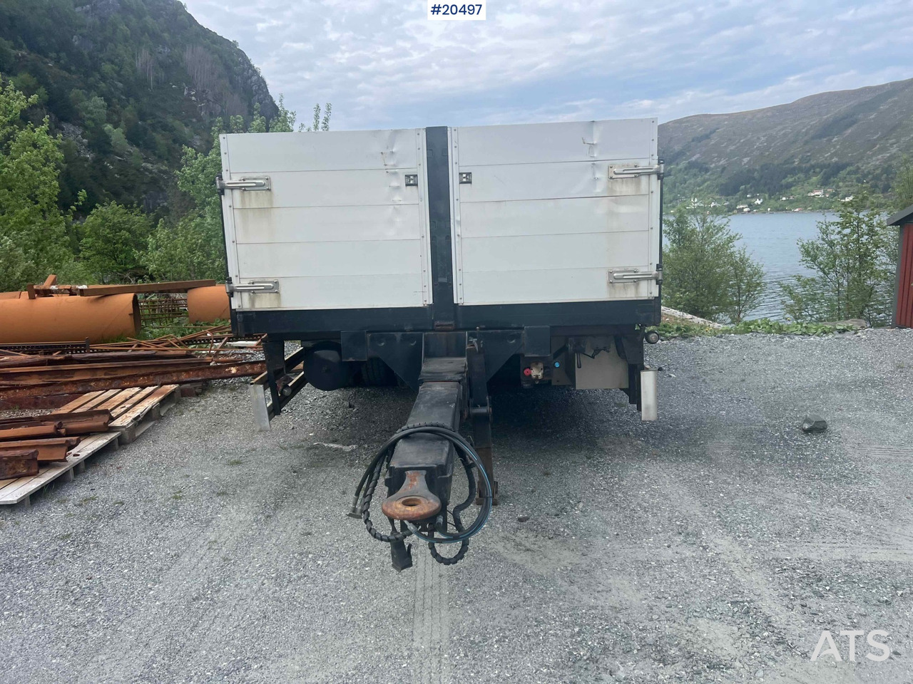 Nor-Slep 3 Akslet - Remolque plataforma/ Caja abierta: foto 4 Nor-Slep 3 Akslet - Remolque plataforma/ Caja abierta: foto 4