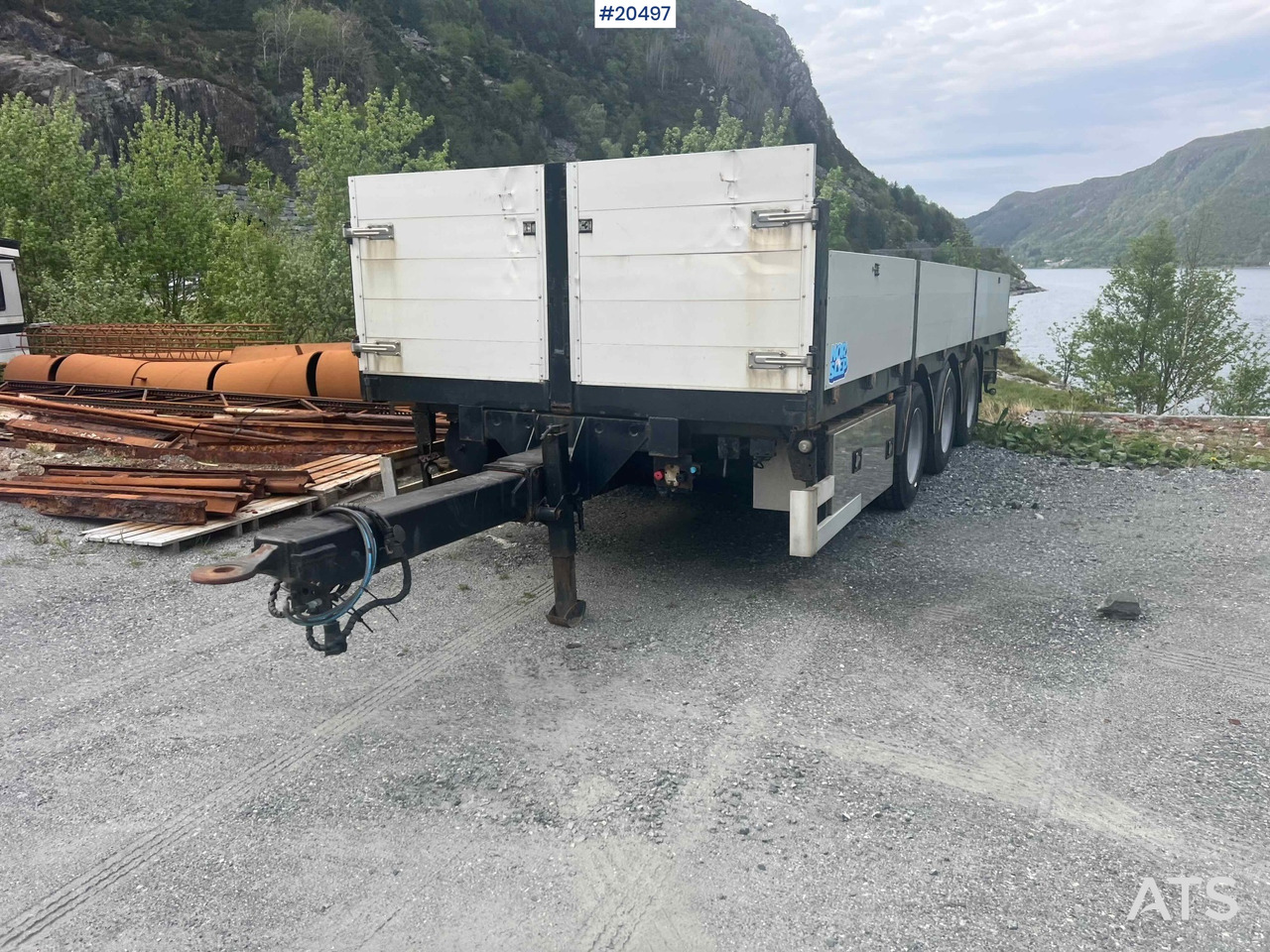 Nor-Slep 3 Akslet - Remolque plataforma/ Caja abierta: foto 3 Nor-Slep 3 Akslet - Remolque plataforma/ Caja abierta: foto 3