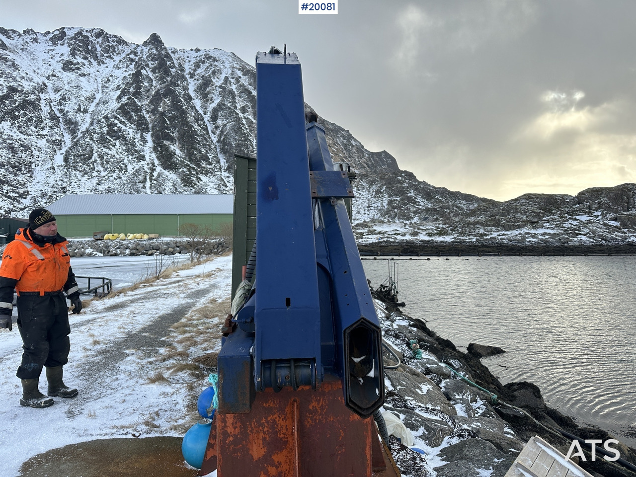 Palfinger PK 14080 C kran m/ hydraulikk pumpe - Grúa para camión: foto 3 Palfinger PK 14080 C kran m/ hydraulikk pumpe - Grúa para camión: foto 3