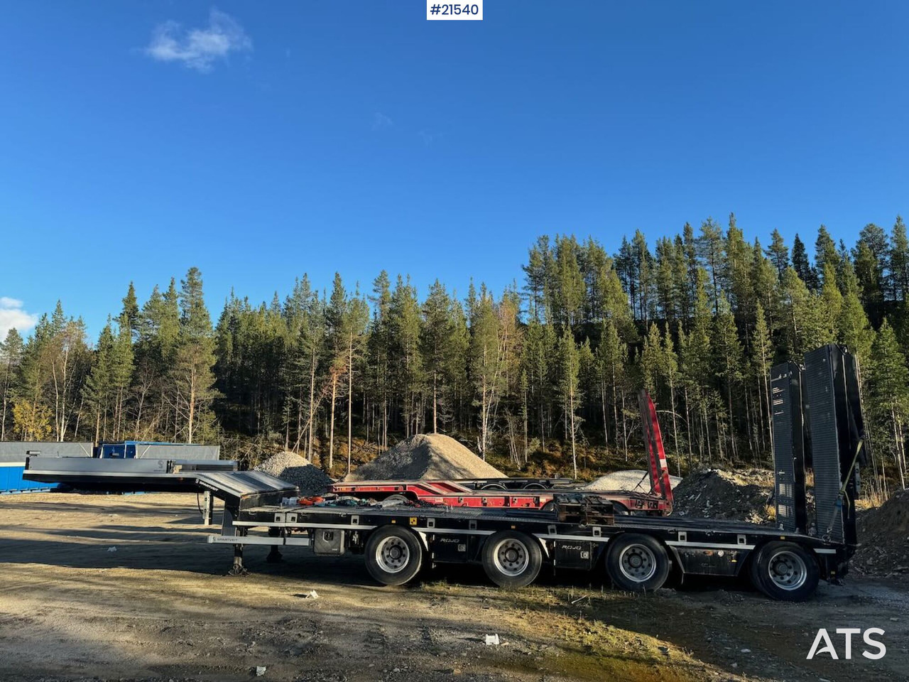Rojo 2021 Rojo Maskinsemi m/ hydrauliske kjørebruer - Semirremolque góndola rebajadas: foto 4 Rojo 2021 Rojo Maskinsemi m/ hydrauliske kjørebruer - Semirremolque góndola rebajadas: foto 4