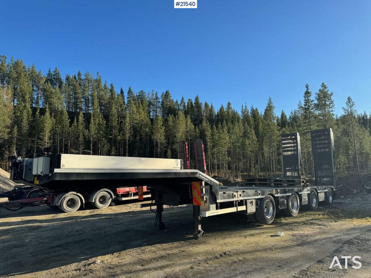 Rojo 2021 Rojo Maskinsemi m/ hydrauliske kjørebruer - Semirremolque góndola rebajadas: foto 2 Rojo 2021 Rojo Maskinsemi m/ hydrauliske kjørebruer - Semirremolque góndola rebajadas: foto 2