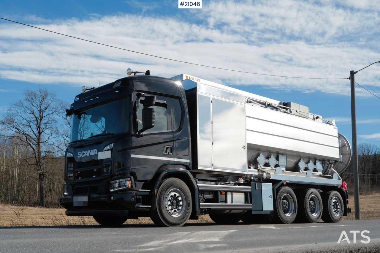 Scania G500 8x4 ADR Suge-Spylebil - Limpieza de alcantarillado: foto 1 Scania G500 8x4 ADR Suge-Spylebil - Limpieza de alcantarillado: foto 1