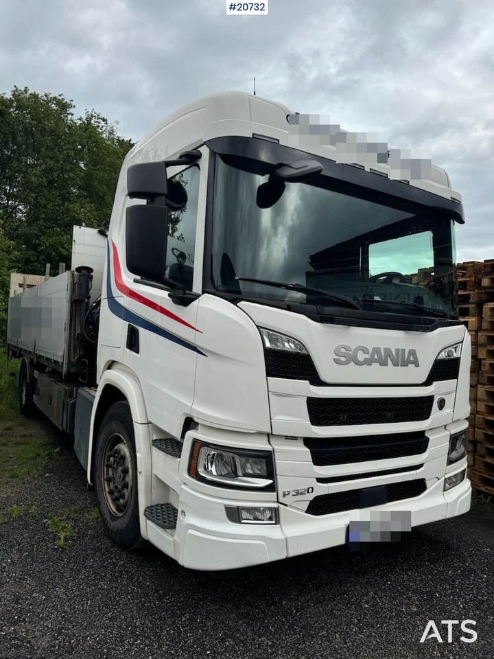 Scania P320 - Camión caja abierta, Camión grúa: foto 1 Scania P320 - Camión caja abierta, Camión grúa: foto 1