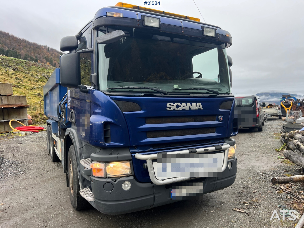 Scania P380 6x2 kranbil m/tipp, m/14t/ og m/Hiab kran - Camión grúa: foto 4 Scania P380 6x2 kranbil m/tipp, m/14t/ og m/Hiab kran - Camión grúa: foto 4